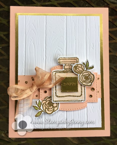 Stampin up Dressed to impress card