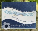 Stampin Up Quite Curvy winter&nbsp;card
