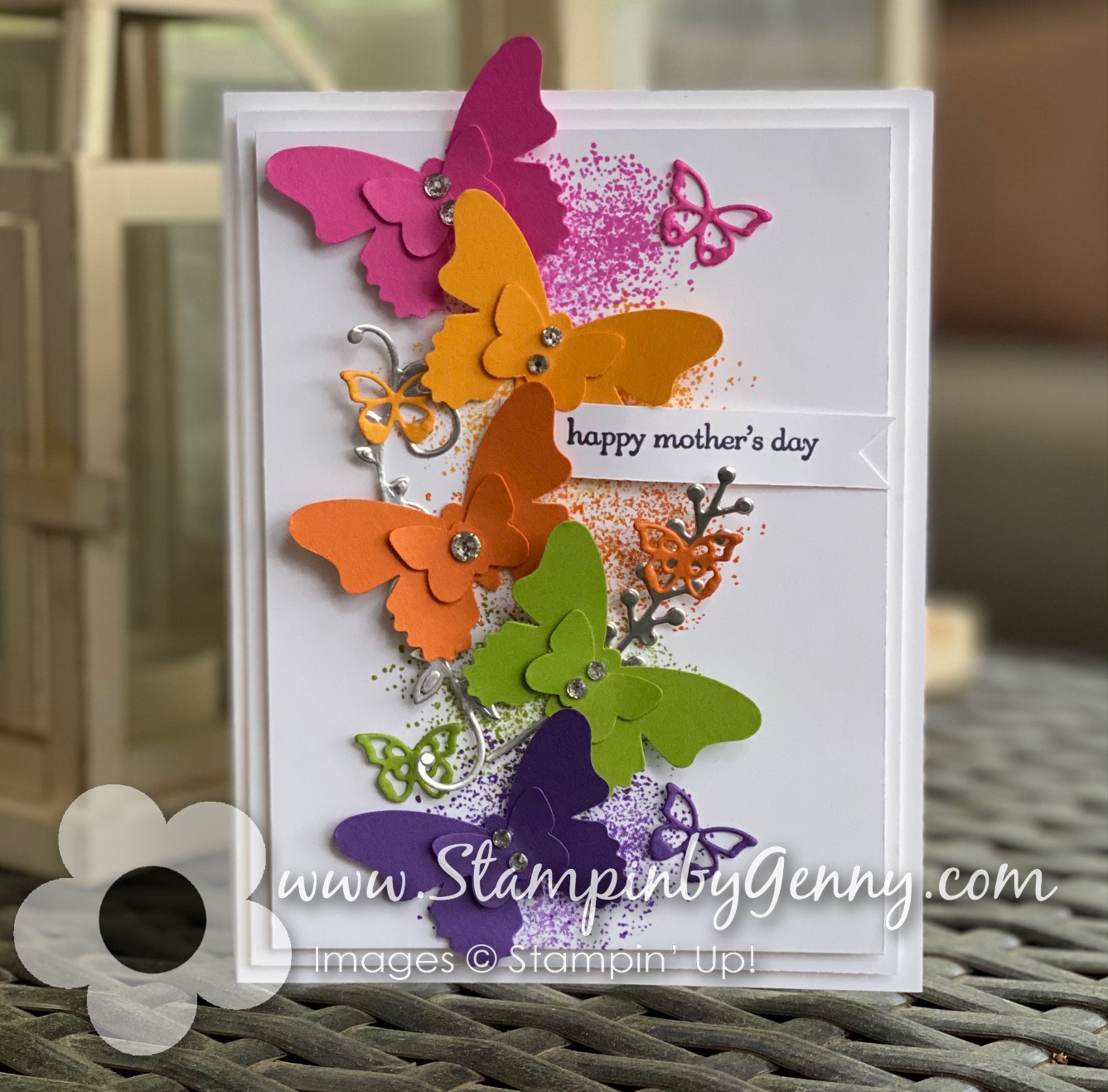 stampin up butterfly beauty dies cards | Stampin' by Genny's Blog