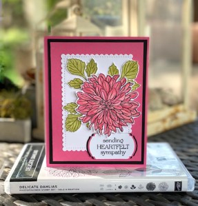 Stampin Up Delicate Dahlias card ideas | Stampin' by Genny's Blog